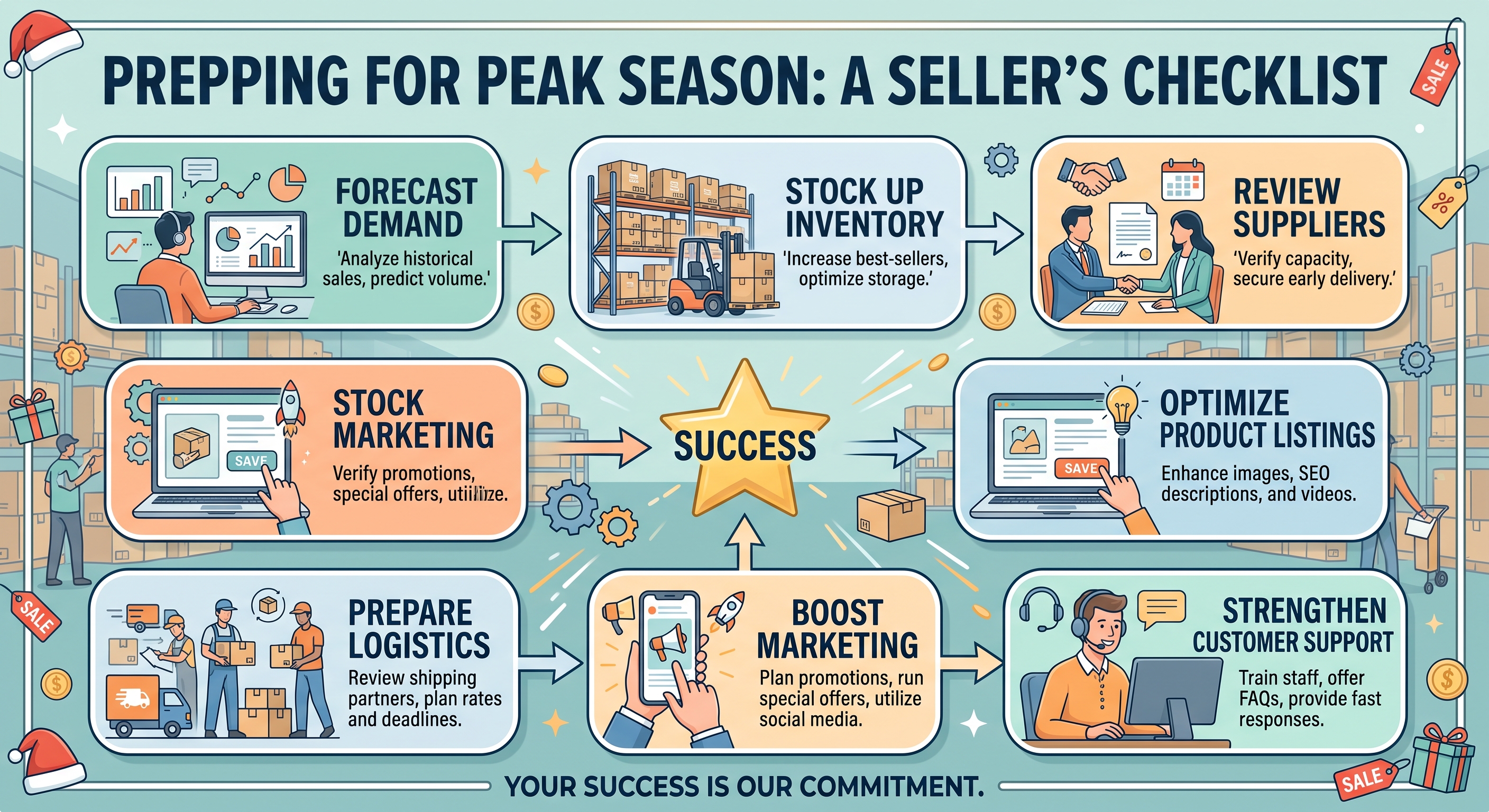 Prepping for Peak Season: A Seller’s Checklist