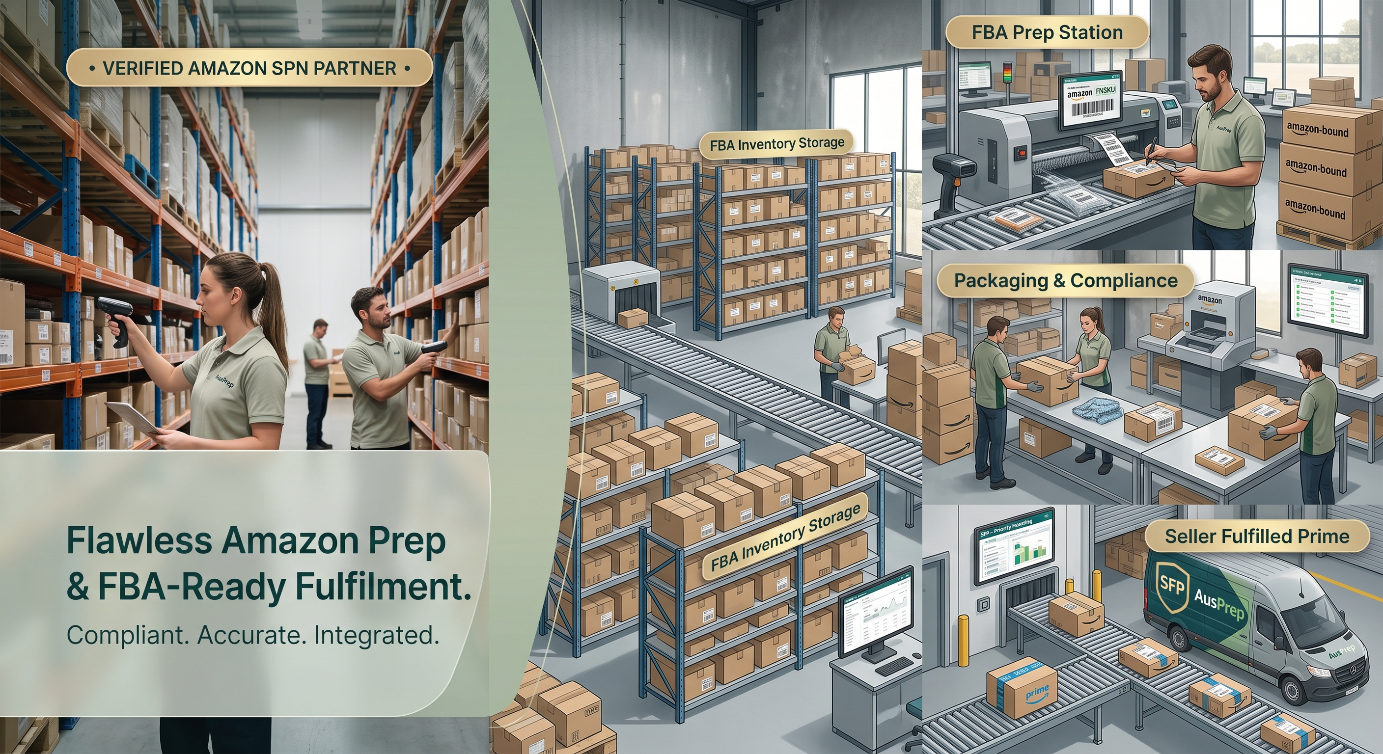 Flawless Amazon Prep & FBA-Ready Fulfilment